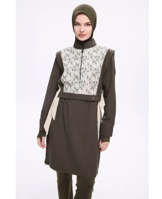 Haşema HSM-5008 Farah 305 Likralı Tesettür Mayo resmi