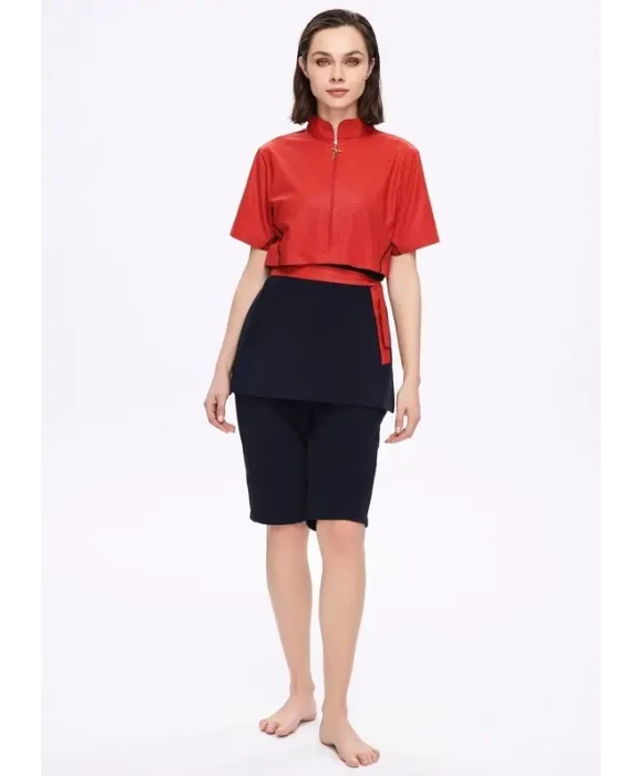 Haşema HSM-5046 Lalin 97-08 Likralı Yarı Kapalı Mayo resmi
