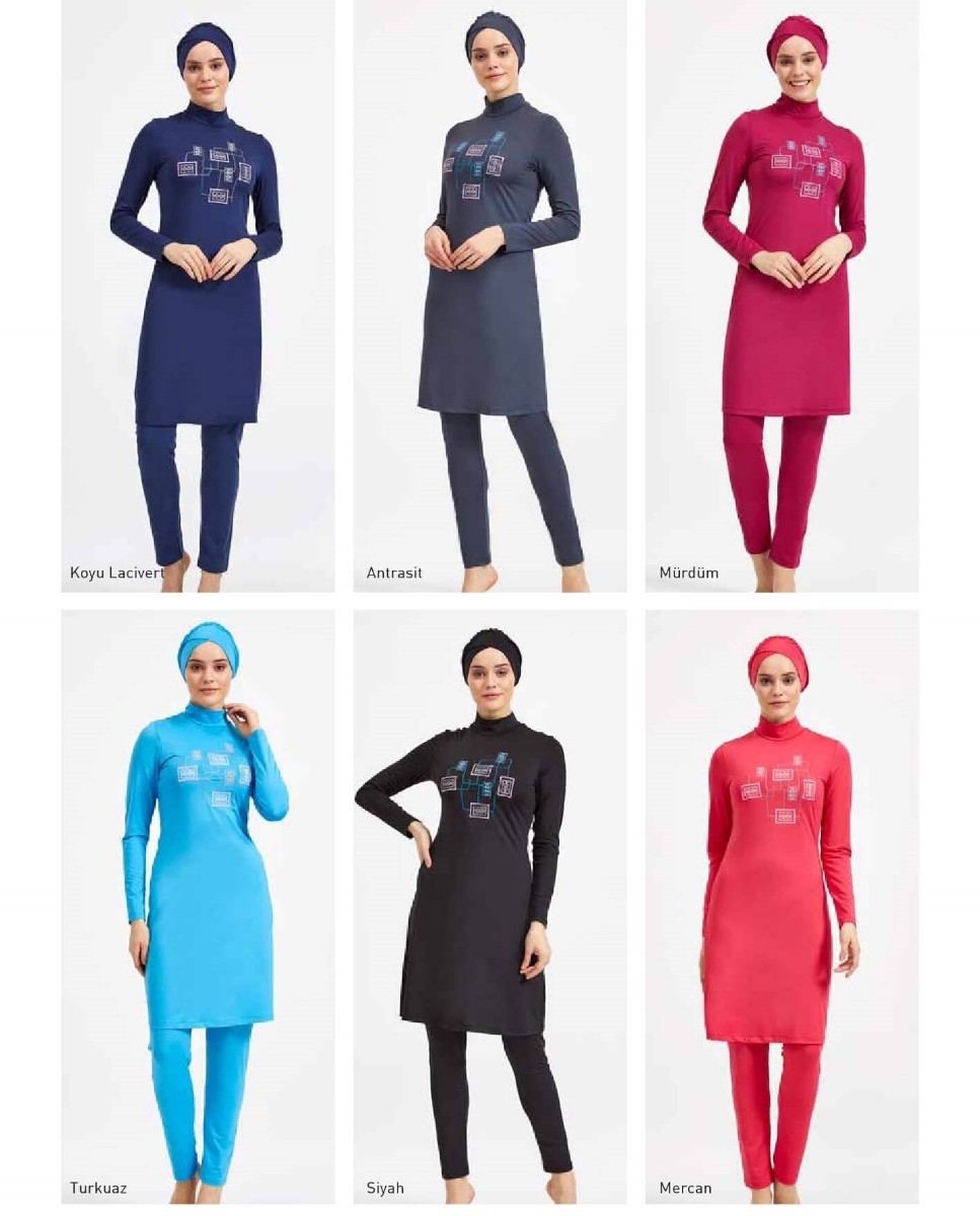 Bild von Maresiva Lycra Burkini Badeanzug 0517