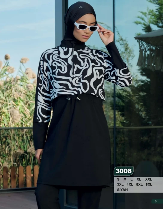 Tesmay 3008 Spor Likra Tesettür Mayo