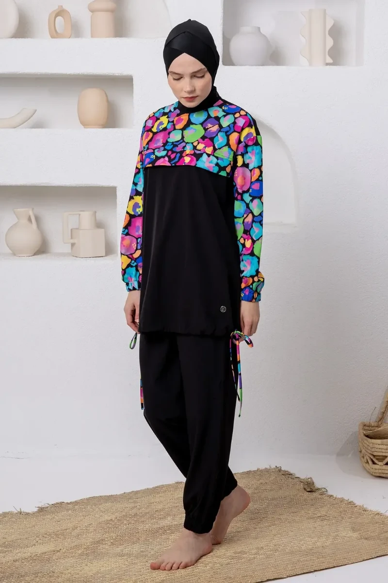 Image sur Maillot De Dain Burkini En Lycra Adasea 1216 Lima