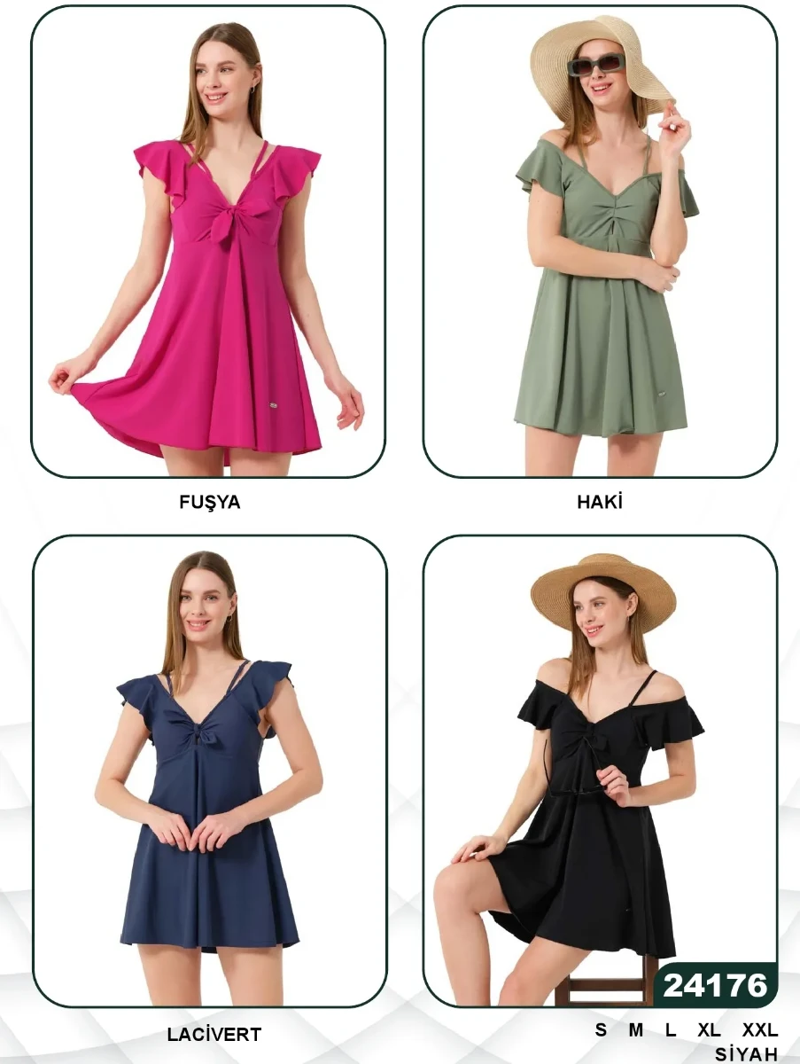 Tesmay 24176 Elbise Mayo resmi